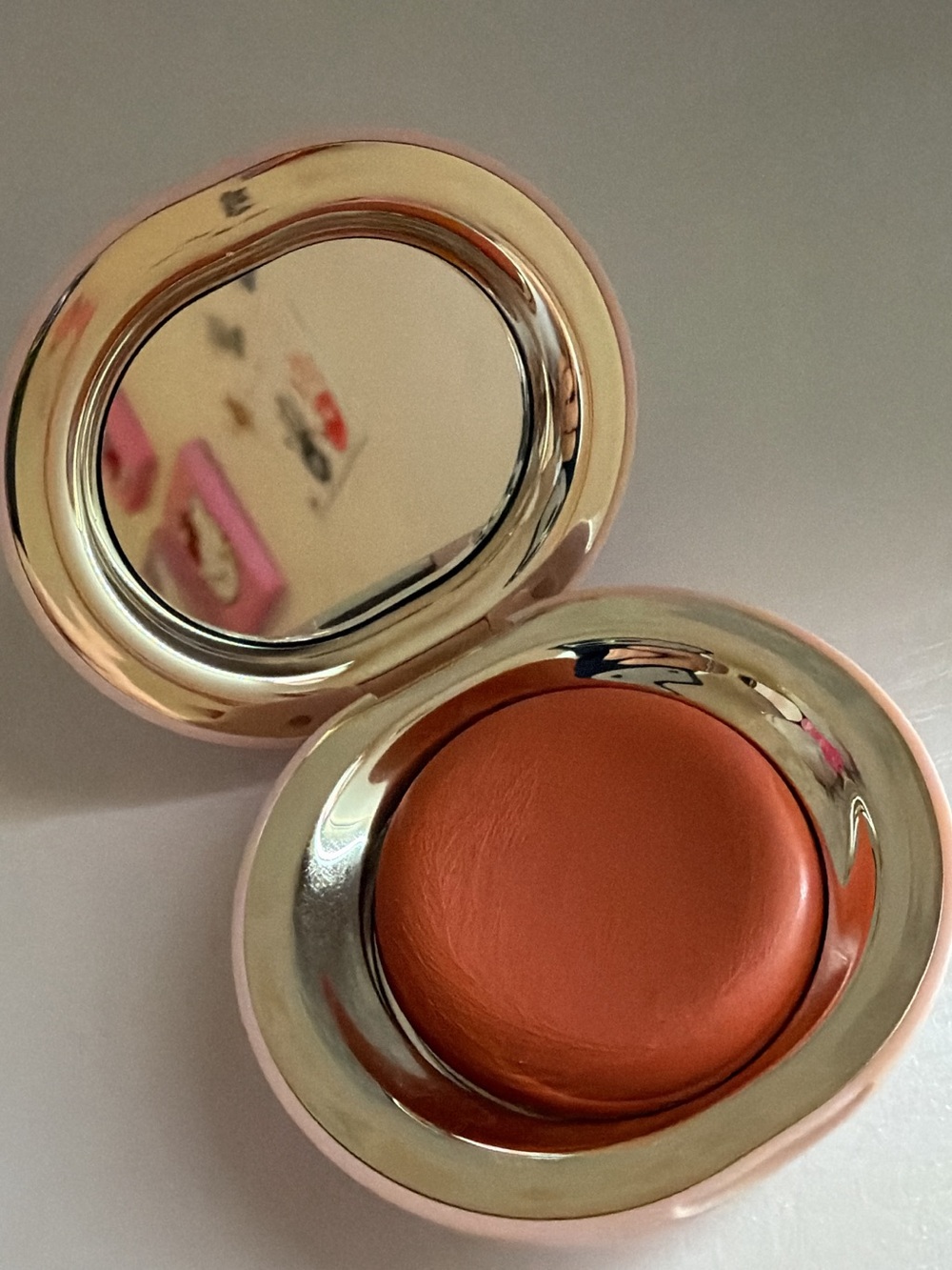 Rare Beauty Cream Blush — Warm Terracotta Peach